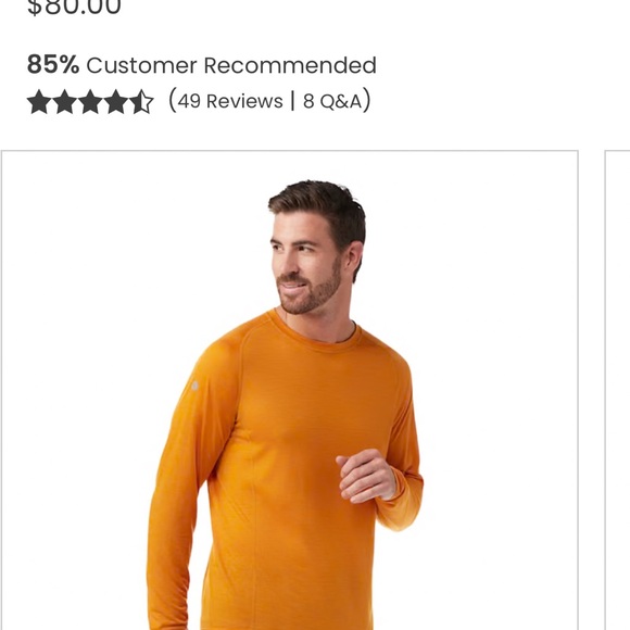 Smartwool Men's Active Ultralite Long Sleeve Active shirt Tshirt size medium NWT - Picture 7 of 8